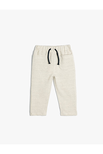 Koton Jogger Sweatpants Pocket Detailed Tie Waist Cotton