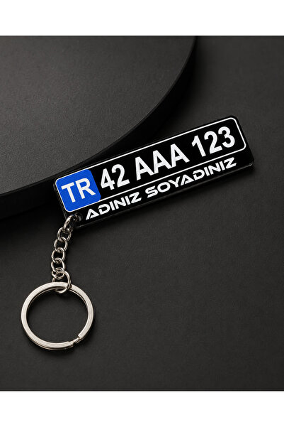 karbonsoft Kişiye Özel Pleksi Plaka Anahtarlık