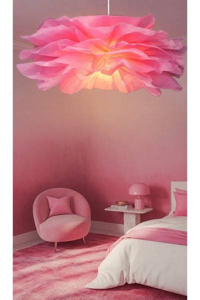 Luxora Şeker Pembe Bohem Model Sarkıt Avize - Salon, Yatak Odası ve Çocuk Oda...