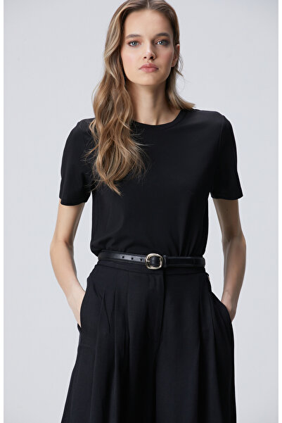 Network Siyah Basic T-shirt