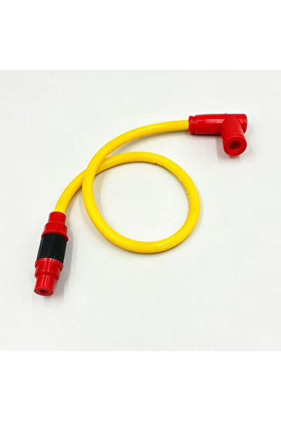 choice2 YELLOW Universal Motorcycle Ignition Coil Spark Plug Iridium Power Ca...