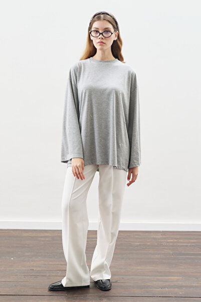 Manuka Chitchit Adjustable T-Shirt Gray Melange