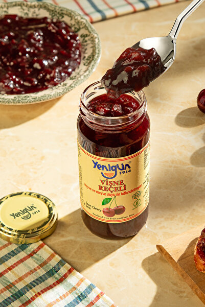 Yenigün Şekeri Meyveden Seri Vişne Reçeli %65 Meyve - 290 gr