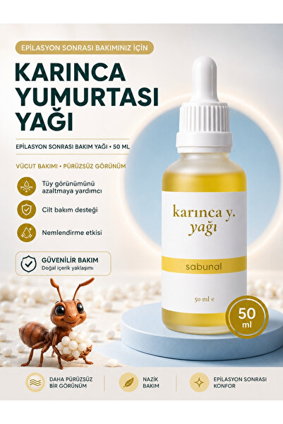 sabunal Ant Egg Oil 50 ml - Hair Reduction Care Oil after Epilation