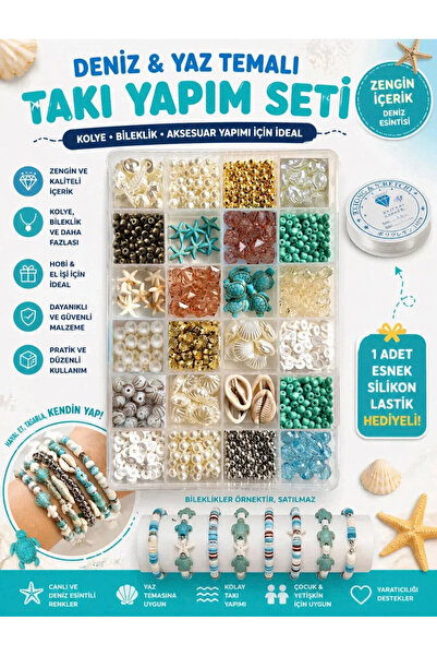 By MO Accessories Sezonul de vară Piatră naturală Stele de mare Conch Fimo Ni...