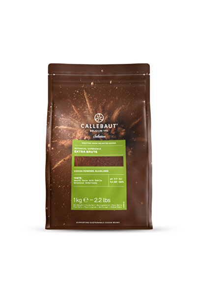 Callebaut Extra Brute Kakao Tozu 1 KG