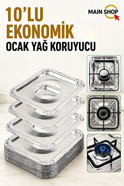 MAİN SHOP Gaz Ocağı-Dayanıklı,Yağ & Isıya Dirençli Kolay Temizlenir Alüminyum...