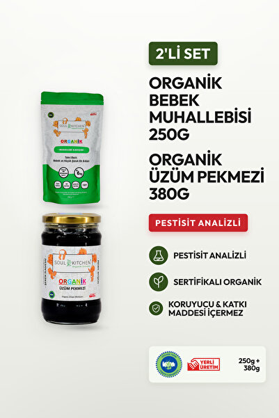 Soul Kitchen Organik Ürünler Organik Sertifikalı Bebek Muhallebisi B1 Vitamin...