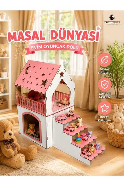 MASTERPOL 2katlı teraslı Çocuk Oyun Evi
