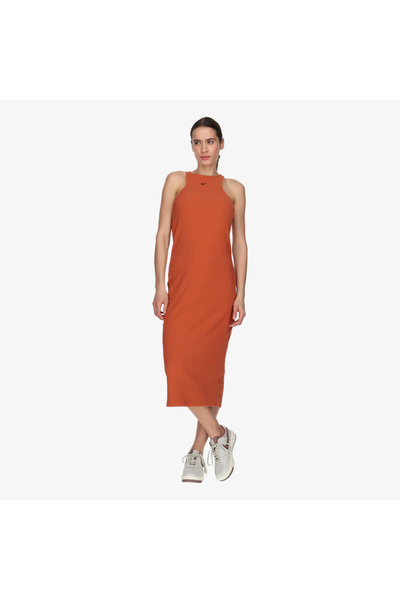 Nike W NSW NK CHLL KNT RIB MIDI DRS