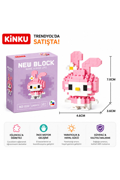 Boxed Block-Puzzle- Puzzle-3D Intelligence Enhancer -Mini Cute Figures Miniature