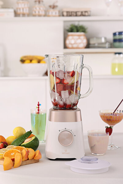 Emsan Multiblend Smoothie Blender Cream 1000W