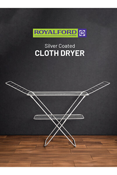 ROYALFORD Foldable Laundry Rack RF2600-IB for Drying Clothing Universal Steel...