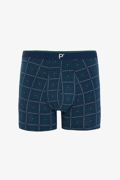 Penti Men's Geometric Patterned Logo 3-Piece Boxer