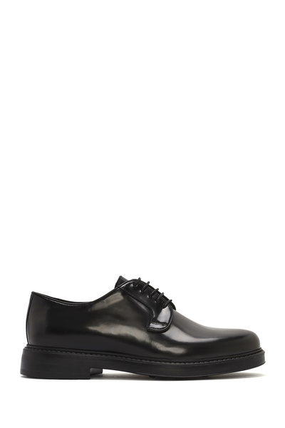 Derimod Men's Black Lace-Up Leather Casual Shoes 26Sfd722122