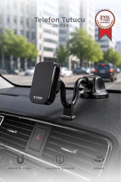 Torima Telefon Tutucu Manyetik Çok Amaçlı Araç İçi Oto Aksesuarları JX024 Siyah
