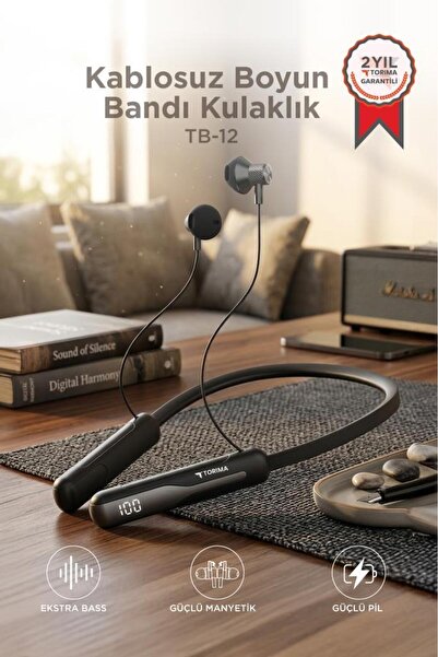 Torima Bluetooth Kulaklık Kulak İçi Boyuna Asılabilir 5 Ses Değiştirme Modlu ...
