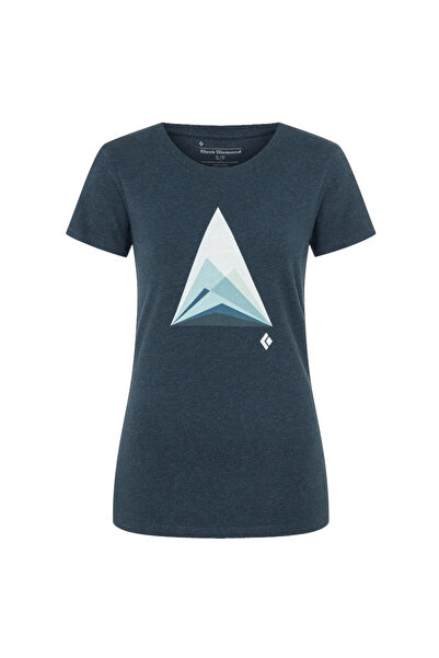 BLACK DİAMOND WOMEN'S MOUNTAIN TRANSPARENCY T-SHIRT - كحلي - XS