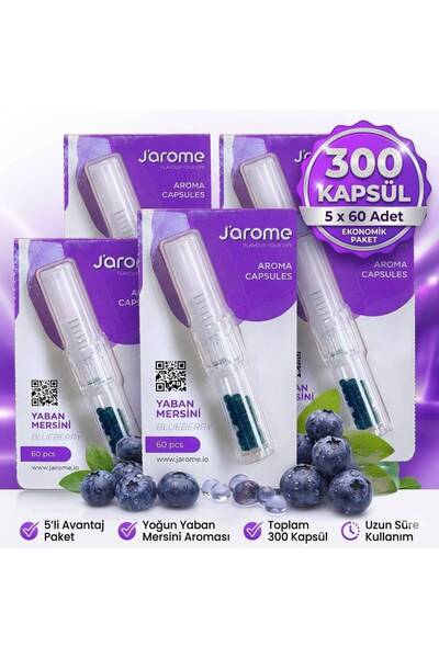 Jarome 5 Adet - Mentol Topu Yaban Mersını Aroma Kapsülleri - Fransız