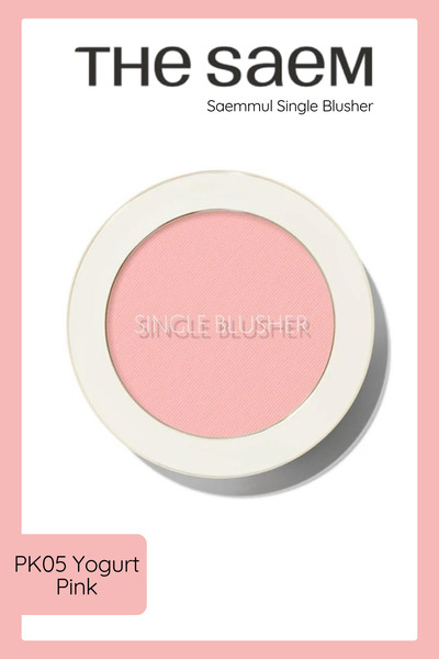 THE SAEM Sebum Kontrolü Sağlayan Tekli Toz Allık - Saemmul Single Blusher - P...
