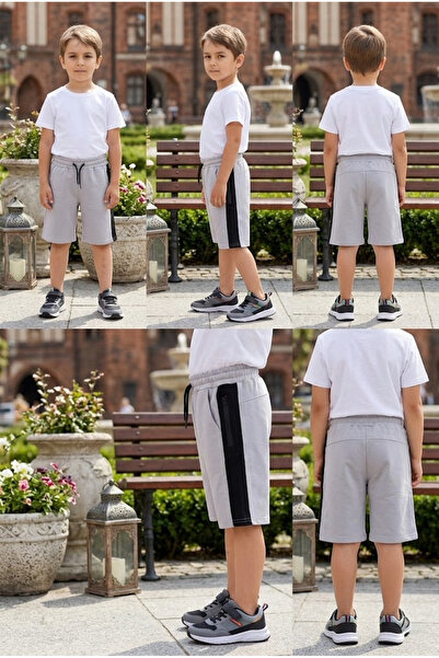 meyastore Boys' Shorts with Elastic Pockets