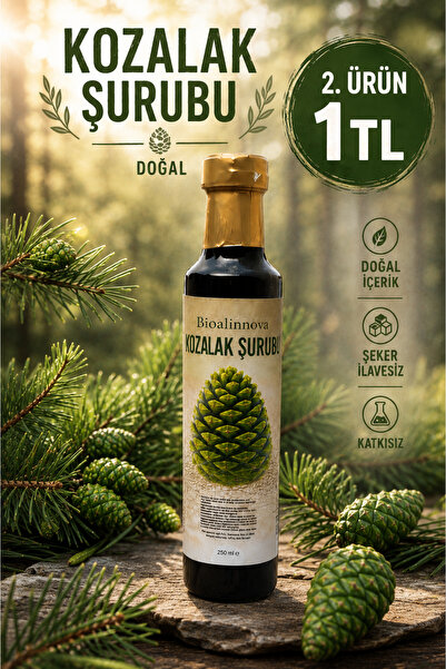 Bioalinnova Kozalak Şurubu Çam Kozalağı Şurubu Doğal 250 ml