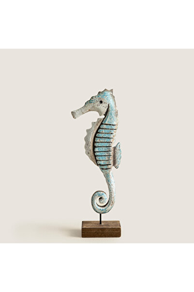 Chakra Deniz Kabuğu DekoratiF Obje Büyük (11X6X33Cm) Natural