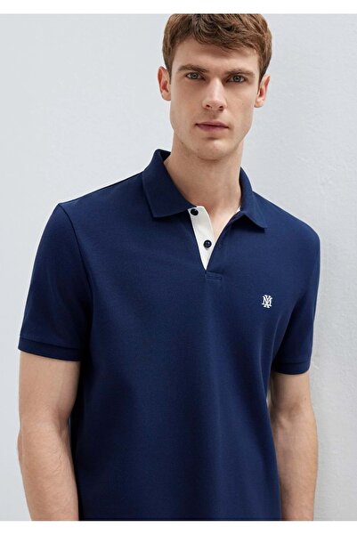 Mavi M0613287 Mühür Logo Polo Yaka Tişört Erkek Tişort LACİVERT