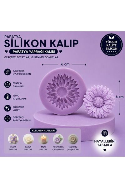 Dr.Paste Silikon Kalıp Papatya
