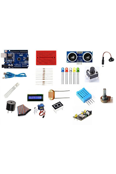 Teknoartshop Arduino Başlangıç Seti (18 Çeşit 79 Adet) Yapay Zeka Tarafından ...
