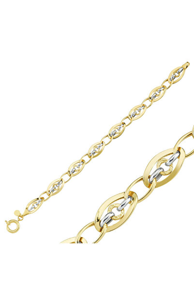 Sembol Gold Altın Bileklik Hallow Modeli