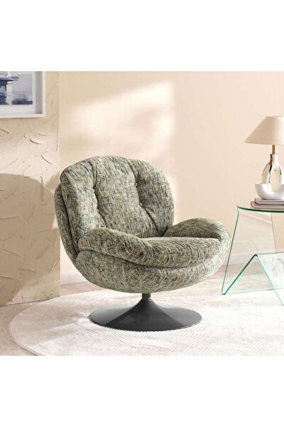 PAN HOME Mood Accent Chair Green And Black