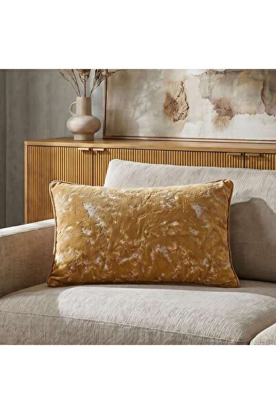 PAN HOME وسادة هيلتون ماربل بديلة للريش مقاس 40×60 سم - لون خشب البتولا