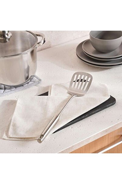 PAN HOME Jumanna Slotted Turner 38.5cm - Chrome