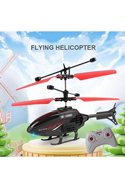 Choice Black Crash Resistant Remote Control Aircraft Induction Helicopter Dua...