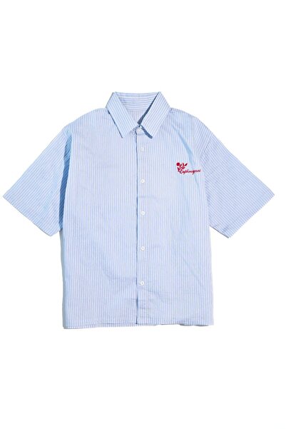 no7man Euphrosynos Blue Men's Shirt