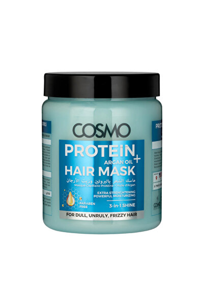 Cosmo Moroccan Argan Oil Protein 3-in-1 Paraben-Free Frizz Hair Mask (1L)