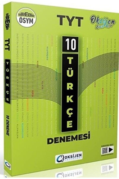 Oksijen Yayınları Oksijen Tyt Türkçe 10 Branş Denemesi