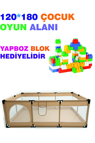 liabebek Square Bebek Ve Çocuk Oyun Alanı 120x180cm Yapbozlu