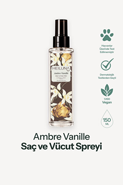 Heiluna Ambre Vanille Saç ve Vücut Spreyi 150 ml