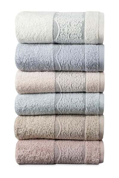 Pupilla Collection Hilton %100 Pamuk 50*90 6'Lı Yüz Havlusu - Asorti