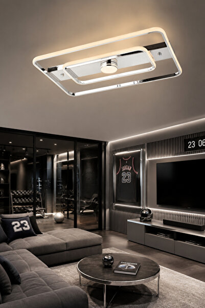 ESSLİGHT MİNA 60 LIK LED AVİZE 3 RENK IŞIK MOD MODERN DEKORATİF AYDINLATMA