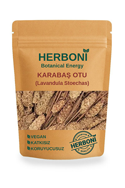 HERBONİ Karabaş Otu 50gr, Fırkan Çiçeği, Keşiş Otu, Lavandula Stoechas, Ustuk...