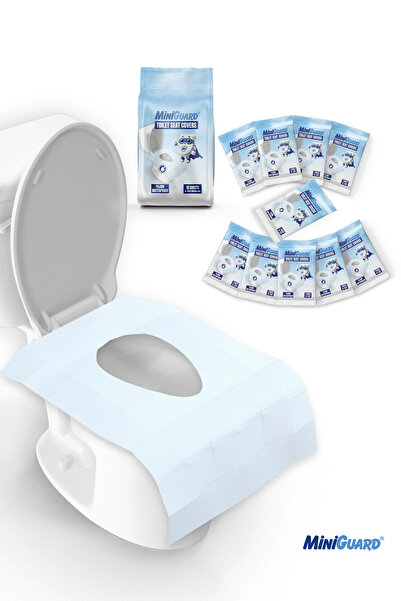 MiniGuard Su Geçirmez Klozet Örtüsü - Tek Kullanımlık, SmartFold™ Sistemli, K...