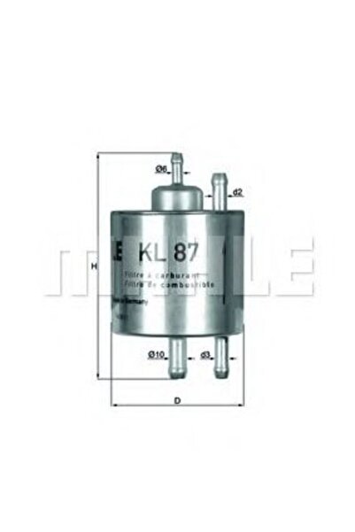 Mahle Original Φίλτρο καυσίμου KL 87