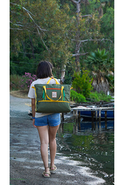 Ride and Roam Roamer Bag Seyahat / Plaj / Spor Çantası Açık Haki