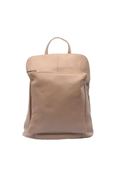 TORO NERO Rucsac de damă din piele naturală roz pal Duality