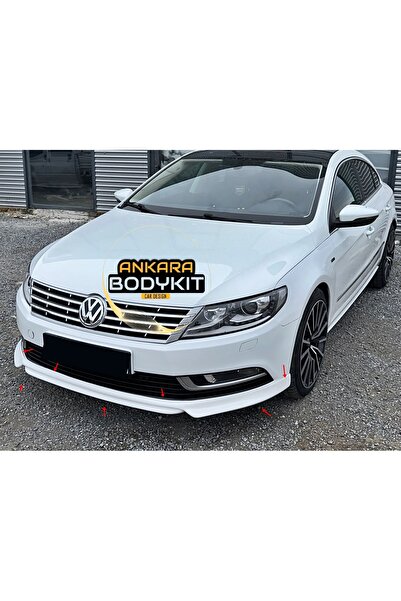 ANKARA BODYKİT VW CC ABT ÖN TAMPON EKİ BEYAZ BOYALI - FİBERGLAS