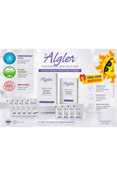 Alglerstore Dr. ALGLER yosun peeling - güneş kremi hediye