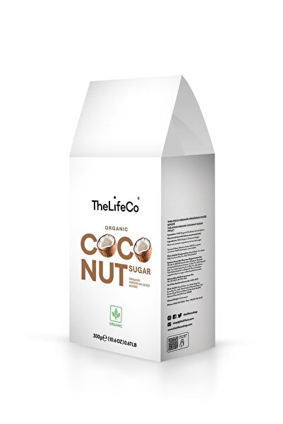 TheLifeCo Organik Hindistan Cevizi Şekeri 300 G